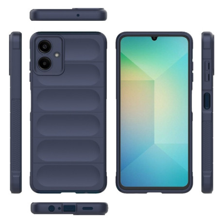 Силиконовый чехол Magic Flannel для Samsung Galaxy A06 4G - синий