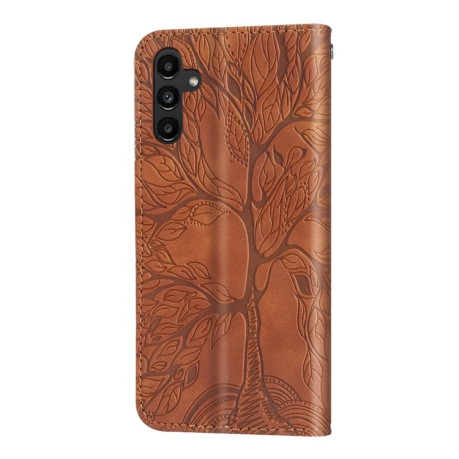 Чехол-книжка Life of Tree для Samsung Galaxy A25 5G - коричневый