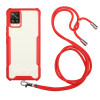 Чохол Acrylic Neck Lanyard для Samsung Galaxy A52/A52s - червоний