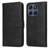 Чехол-книжка Classic Calf Texture для Motorola Edge 60 Fusion / Edge 5G 2025 - черный