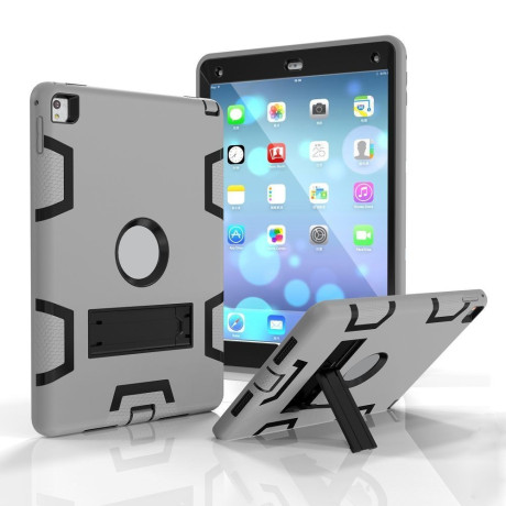 Протиударний Чохол із підставкою Robot Detachable сіро-чорний для iPad Air 2