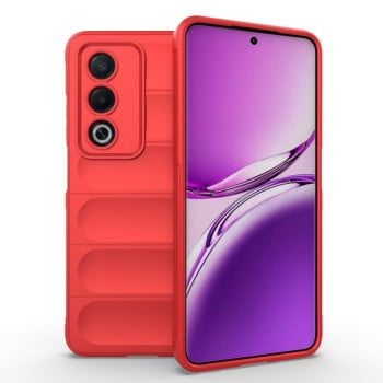 Силіконовий чохол Magic Flannel для OPPO A80 5G/A3 Pro - червоний