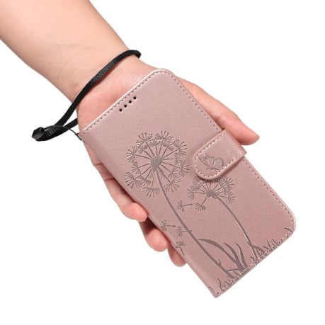 Чехол-книжка Dandelion Embossed Pattern Flip Leather на Xiaomi Redmi 15C 5G / 4G EU 173mm - золото