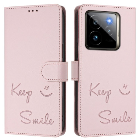 Чехол-книжка Embossing Stripe RFID для Realme GT 7 Pro 5G Global - розовый