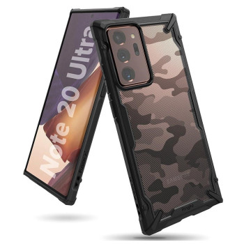 Оригинальный чехол Ringke Fusion X Design durable на Samsung Galaxy Note 20 Ultra black (XDSG0036)