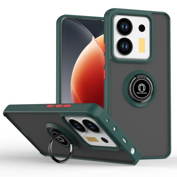 Чехол Q Shadow 1 Series с подставкой на Xiaomi Poco M7 Pro 5G - зеленый