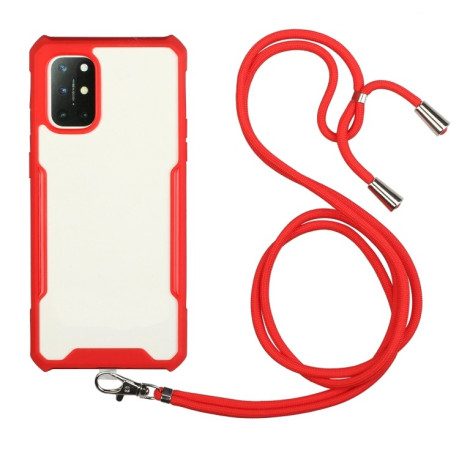 Чохол Acrylic Neck Lanyard для Xiaomi Redmi 9T/Poco M3 - червоний