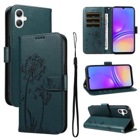 Чехол-книжка Dandelion Embossed Pattern Flip Leather на Samsung Galaxy A07 5G - синий