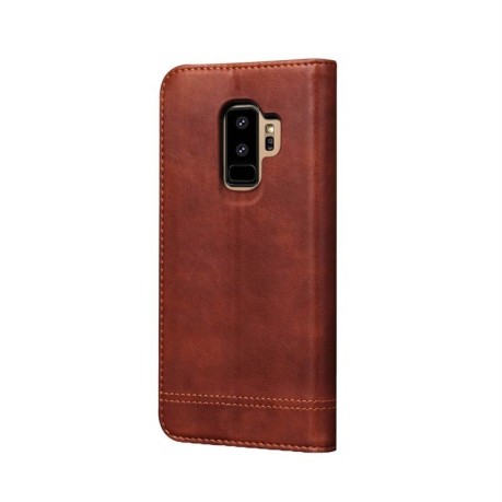Шкіряний чохол-книжка Samsung Galaxy S9+/G965 Retro Crazy Horse Texture Casual Style коричневий