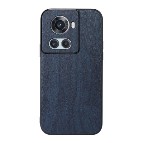 Противоударный чехол Wood Texture для OnePlus 10R / Ace - синий