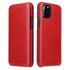 Шкіряний чохол Fierre Shann для iPhone 11 - червоний
