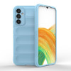 Силиконовый чехол Magic Flannel для Samsung Galaxy A34 5G - голубой