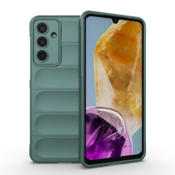 Силіконовий чохол Magic Flannel для Samsung Galaxy M55 5G - зелений
