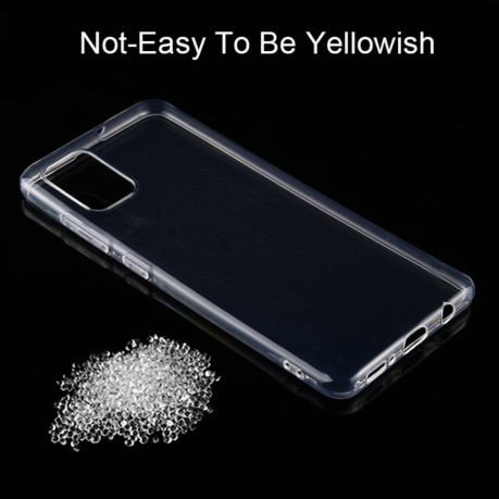 Ультратонкий силиконовый прозрачный Чехол на Samsung Galaxy A51