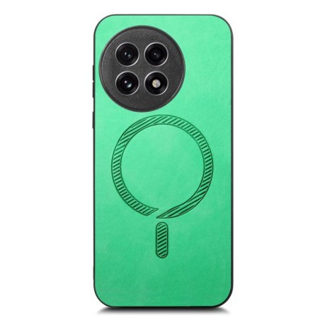 Чохол Solid Color Retro Magsafe для OnePlus 13R/Ace 5/Ace 5 Pro/5 Pro - зелений