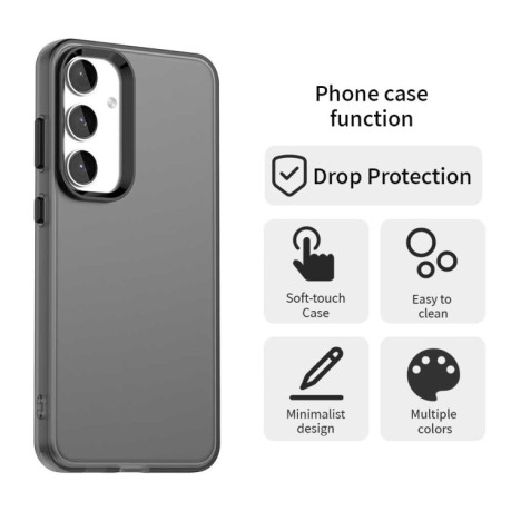 Противоударный чехол Candy Series для Samsung Galaxy S25 5G - черный