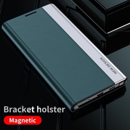 Чохол-книжка Electroplated Ultra-Thin для Samsung Galaxy A13 4G - зелений