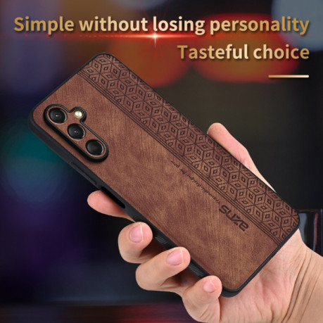 Противоударный чехол AZNS 3D Skin Feel для Samsung Galaxy A16 5G - коричневый
