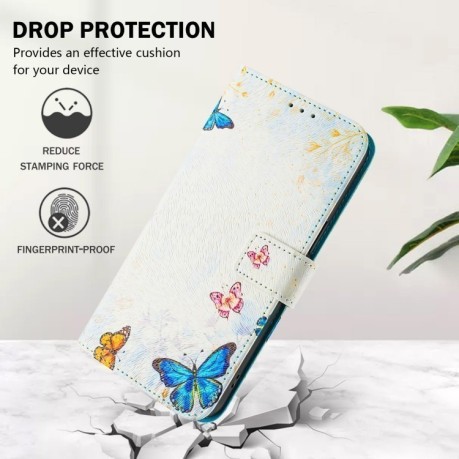 Чохол-книжка Colored Drawing Pattern для iPhone 16e - кольоровий