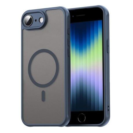 Протиударний чохол Fan Dun Series TPU Hybrid PC Frosted Magsafe для iPhone 16e - синій