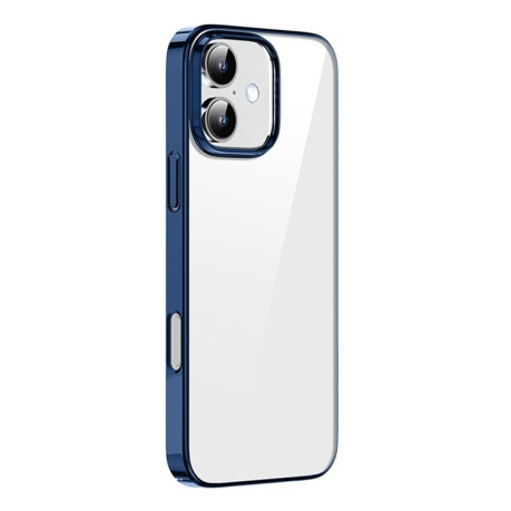Противоударный чехол Mutural Jiantou Series для iPhone 16 - синий