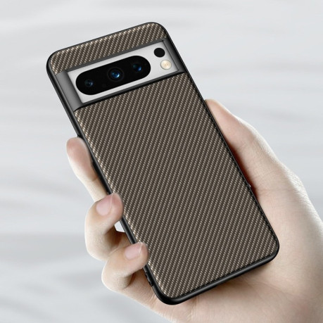 Протиударний чохол Carbon Fiber Texture Printing для Google Pixel 9 Pro XL - жовтий