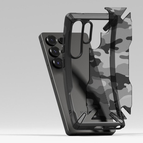 Оригінальний чохол Ringke Fusion X Design для Samsung Galaxy S25 Ultra - Black