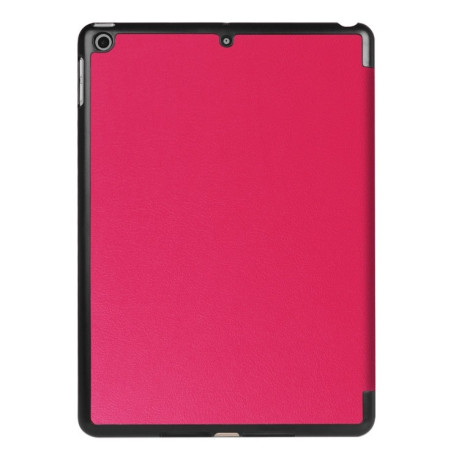 Чехол Custer Texture Sleep / Wake-up пурпурно-красный для iPad 9.7 2017/2018