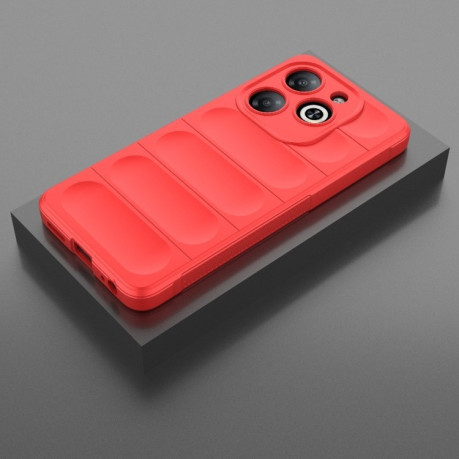 Силиконовый чехол Magic Flannel для Infinix Smart 8 - красный
