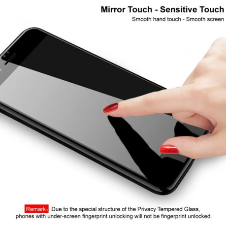 Защитное стекло IMAK HD Anti-spy для Motorola Edge 50 Ultra - черное