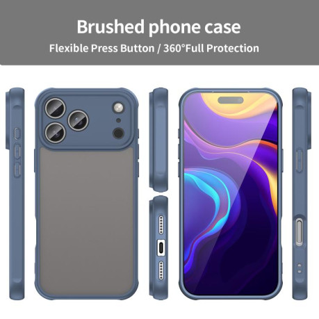 Чехол Fan Dun Series TPU Hybrid PC на iPhone 17 Pro Max - синий
