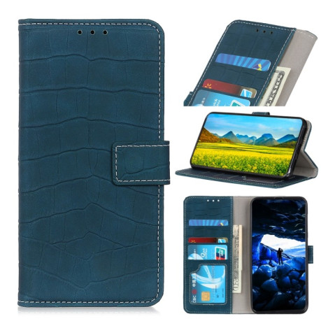Чохол-книжка Magnetic Crocodile Texture на OPPO Reno7 5G Global/ Find X5 Lite/OnePlus Nord CE2 5G - зелений
