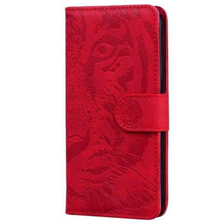 Чехол-книжка Tiger Embossing для Motorola Edge 50 Ultra - красный