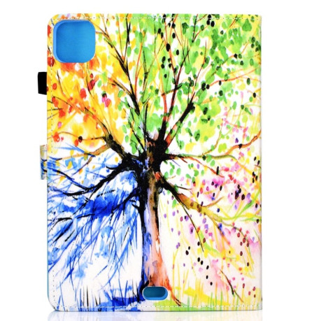 Чехол-книжка Colored Drawing Stitching на Pro 11 (2022/2020) /Air 10.9 2022/2020/ Pro 11 2018 - Colorful Tree (квадрат)
