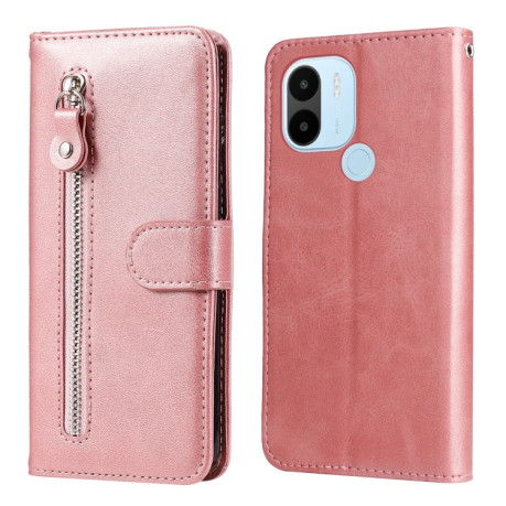 Чохол-книжка Fashion Calf Texture для Xiaomi Redmi A1+/A2+ - рожеве золото