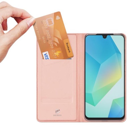 Чехол-книжка DUX DUCIS Skin Pro Series на Samsung Galaxy A17 5G - розовый
