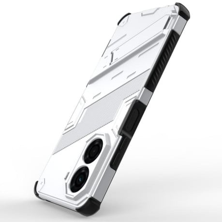 Противоударный чехол Punk Armor для Xiaomi Redmi A5 4G 171.1mm / Poco C71 5G - белый