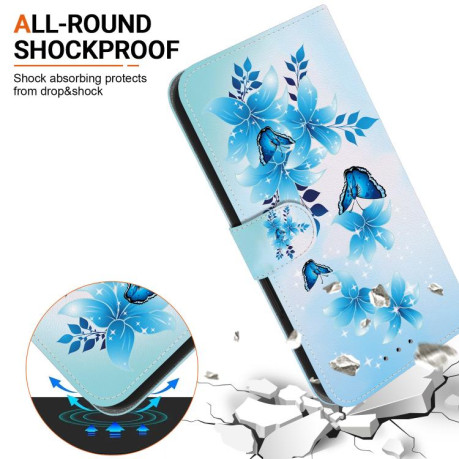 Чохол-книжка Colored Drawing Series Motorola Moto G75 5G - Butterflies