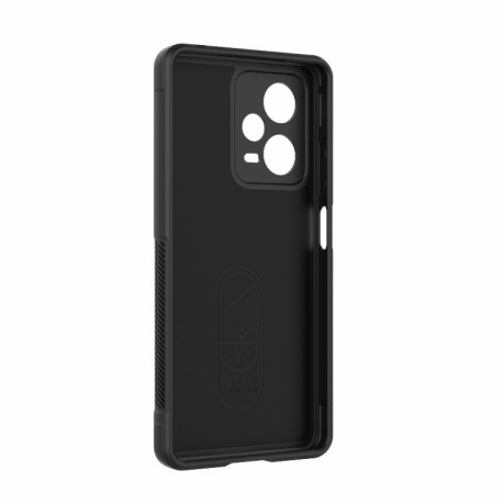 Силиконовый чехол Magic Flannel для Xiaomi Redmi Note 12 Pro+ 5G - винно-красный