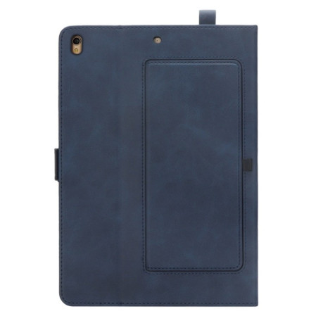 Кожаный чехол- книжка Double Holder Leather Case на iPad Pro 10.5/Air 2019-синий