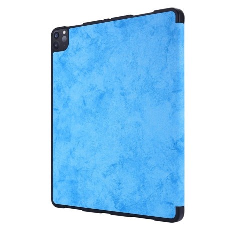 Чохол-книжка Silk Texture Horizontal Deformation Flip на iPad Pro 12.9 (2020) - блакитний