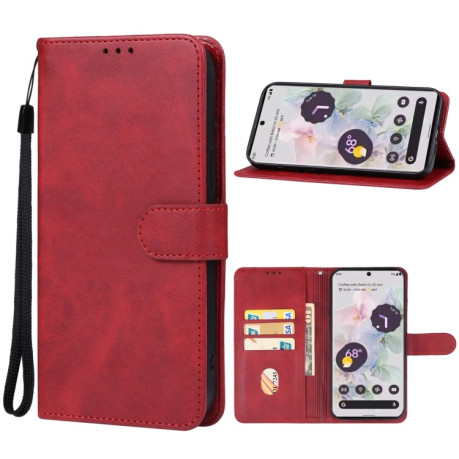 Чохол-книжка EsCase Leather для Google Pixel 8 - червоний