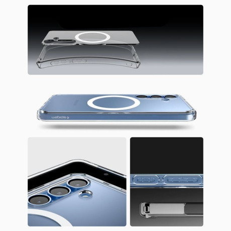 Оригінальний чохол Spigen Ultra Hybrid Mag Case для Samsung Galaxy S25 - Clear