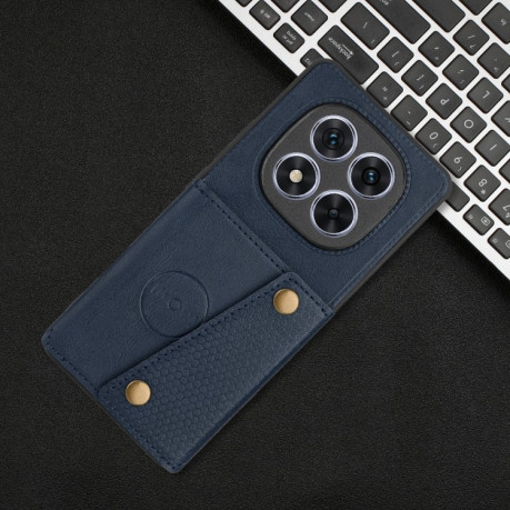 Чохол протиударний Double Buckle для Xiaomi Redmi Note 14 Pro 5G/Poco X7 - синій