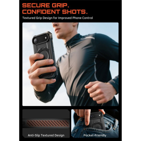 Оригинальный чехол Supcase UB Grip Mag с MagSafe на iPhone Air - Black