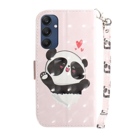 Чехол-книжка Crystal 3D Shockproof Protective Leather для Samsung Galaxy M35 - Panda