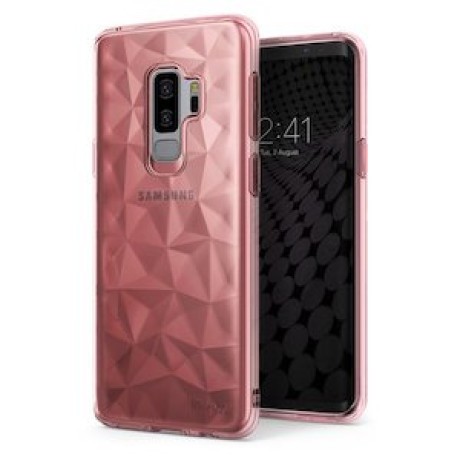 Оригинальный чехол Ringke Air Prism 3D Cover Gel на Samsung Galaxy S9 Plus G965 pink (APSG0022-RPKG)