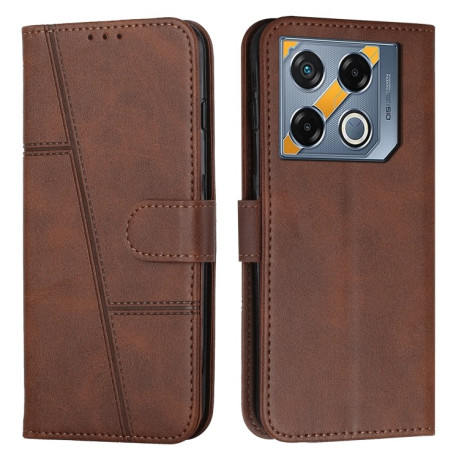 Чехол-книжка Stitching Calf Texture для Infinix GT 20 Pro - коричневый