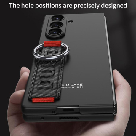 Противоударный чехол GKK Integrated Ultra-thin Side Wristband для Samsung Galaxy Fold 7 5G - серый
