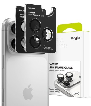 Защитное стекло на камеру Ringke Camera Frame Protector  2 шт. на iPhone 18 Pro / Pro Max - Black